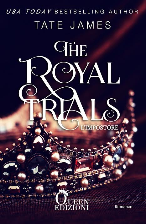 Book Cover: "L'Impostore". The Royal Trials di Tate James - COVER REVEAL